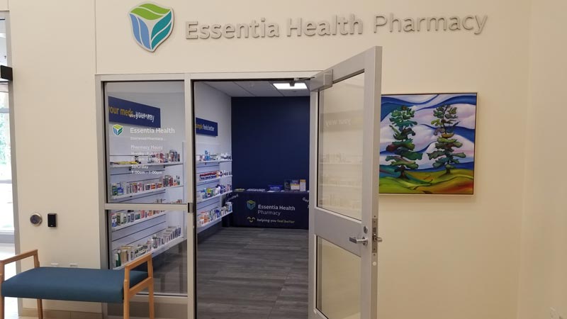 An exterior view of Essentia Health-Deerwood Pharmacy