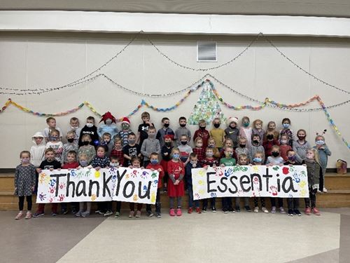 group holidng thank you Essentia signs