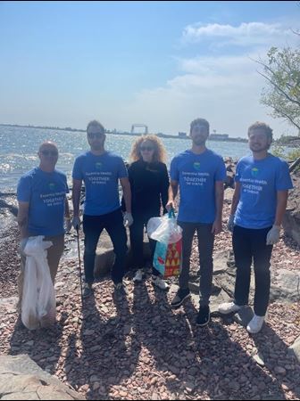 Group of Essentia Management Colleagues on Duluth day