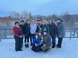 Essentia Health volunteers helped at the Lake  Superior Zoo in Duluth